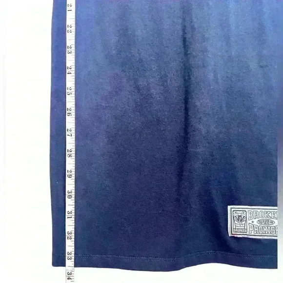 Broken Promises Black Sleeveless Collared Bodycon Graphic Polo Street Wear Dress - Picture 5 of 6